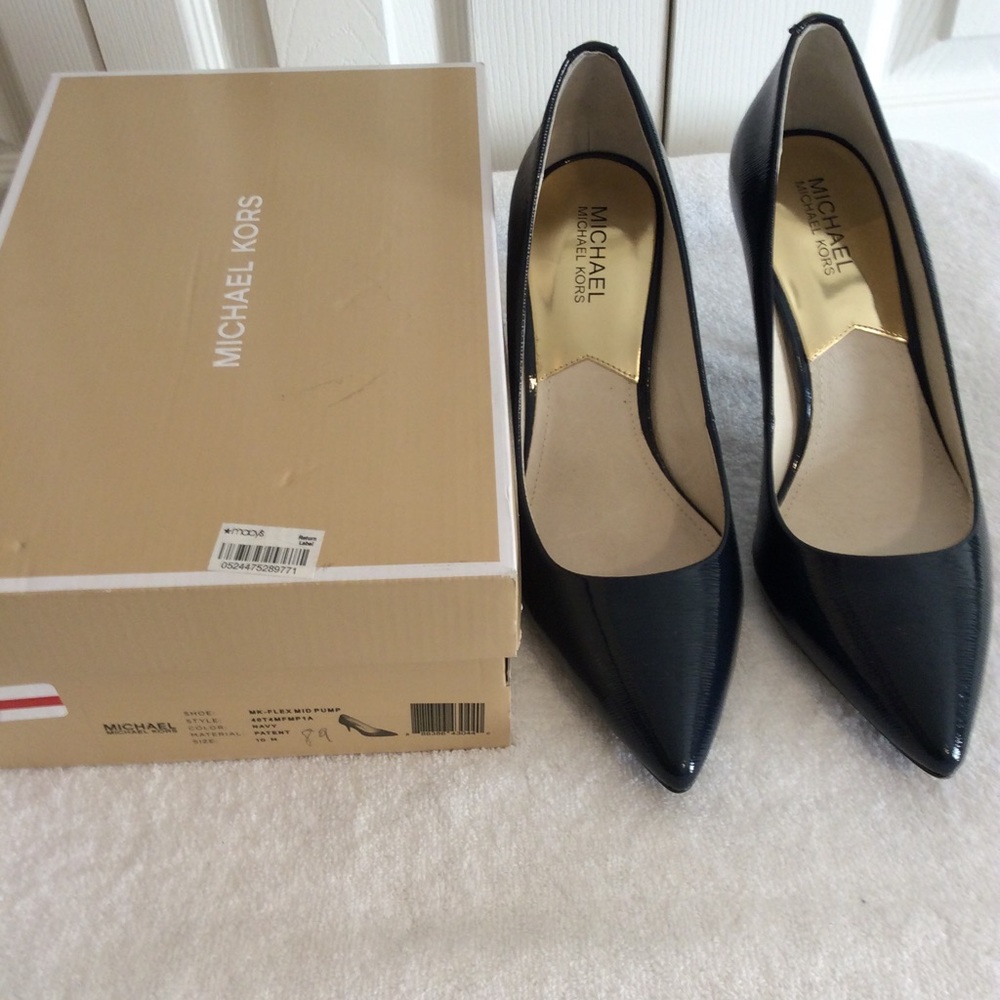 MK-Flex Mid Pump Shoe Navy 10M